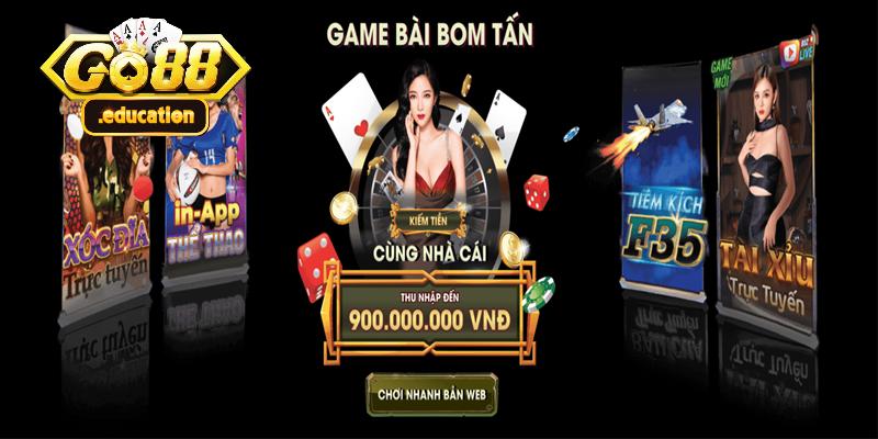 Tổng quan về cổng game ăn tiền thật Go88